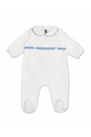 White cinille body LITTLE BEAR KIDS | 7038LATTEAZZURRO